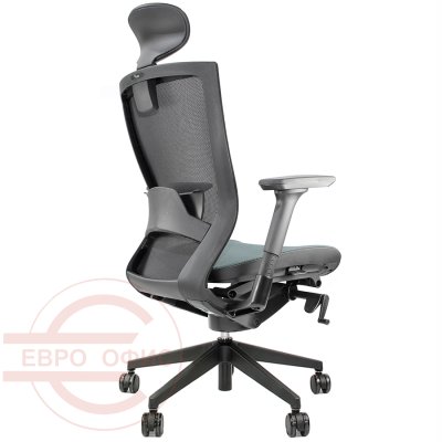 CH6100AHZ Кресло для руководителя CH6100 Fursys, обивка сетка (Серое (2D1B))