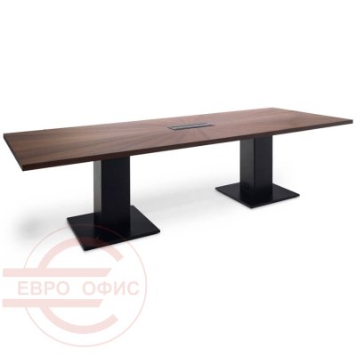 104 402 Стол д/перегов L320 Profoffice RENZ (Эвкалипт / черный)