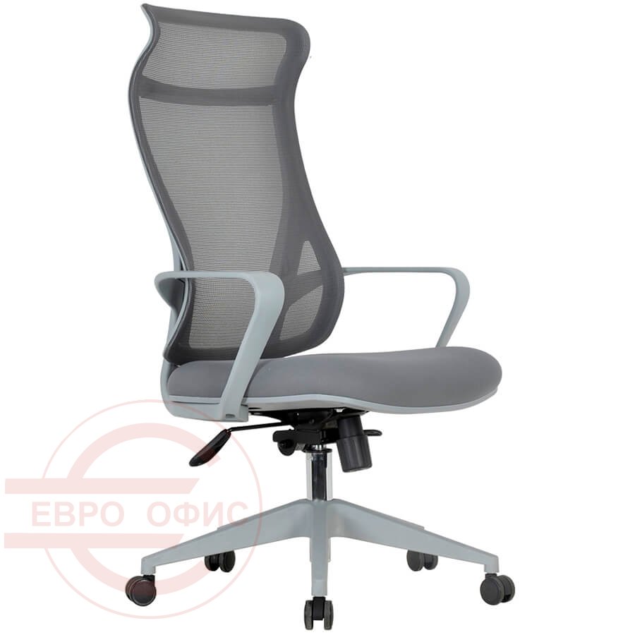 CH577 Кресло для руководителя Chairman, обивка комбинированный (Серый)