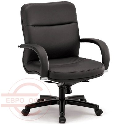CHN3901Z Кресло для руководителя LUMINAR Fursys, обивка иск. кожа (Чёрное (А316)) CHN3901Z Кресло для руководителя LUMINAR Fursys, обивка иск. кожа (Чёрное (А316))