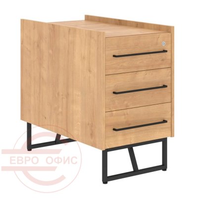 LLC-3D.А Тумба мобильная SKYLAND LOFTIS (Дуб бофорд)