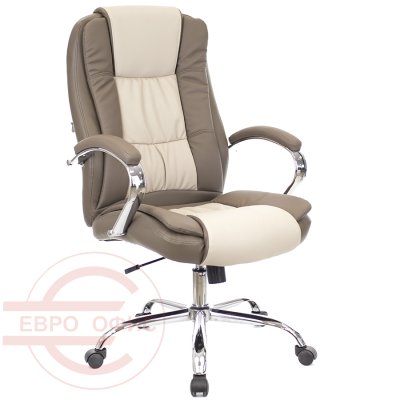 KLIO T Кресло для руководителя  EVERPROF, обивка иск. кожа (Коричневый)