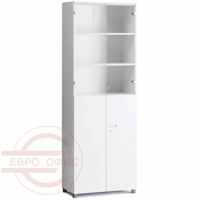 CAC386AGK Шкаф комбинированный со стеклом Fursys EXPACE (WW)