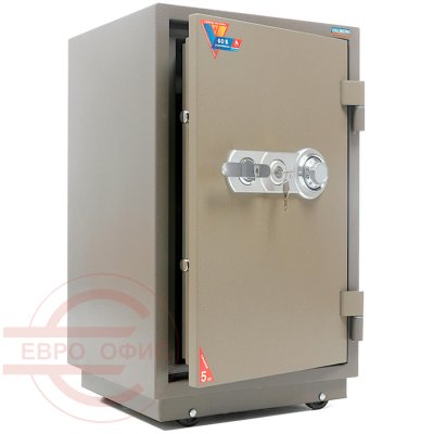 FRS-80.T-CL Огнестойкий сейф VALBERG, механический кодовый + ключевой (Молотковая эмаль - коричневая)