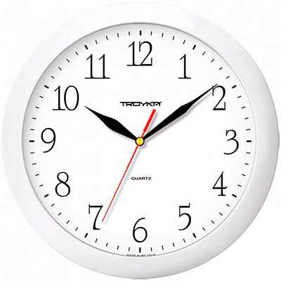 Тройка 11110113 Часы настенные (Белый)