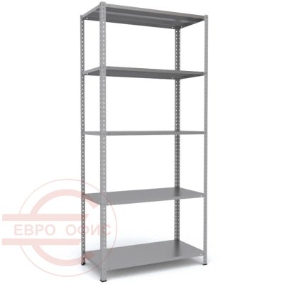 MS-220x100x50 Металлический стеллаж ПРОМЕТ, 5 (Серый полуматовый (RAL 7038))