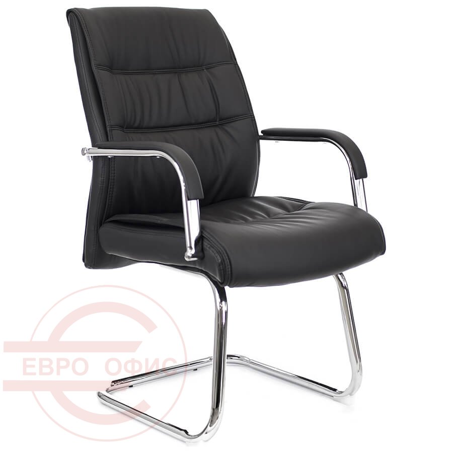 Bond CF Кресло для персонала EVERPROF, обивка иск. кожа (Чёрный)