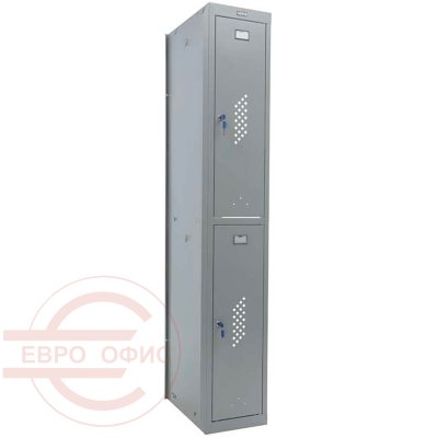 ML 02-30 (дополнительный модуль) Шкаф для раздевалок усиленный ПРОМЕТ, ключевой (Серый полуматовый (RAL 7038))