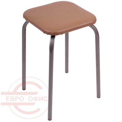 ТБ2 Табурет  Евро Офис, обивка экокожа (Бежевый)