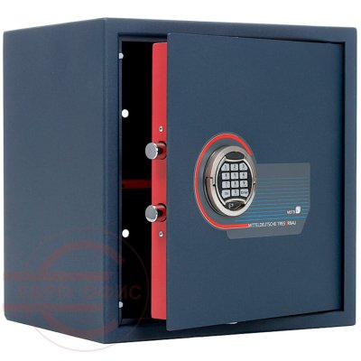 ES-46.E Мебельный сейф MDTB, электронный кодовый (Синий (RAL 5001))
