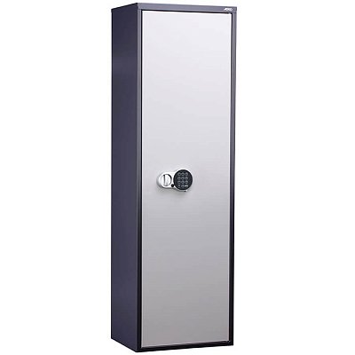 AIKO SL-150Т EL Бухгалтерский шкаф ПРОМЕТ, электронный кодовый (Корпус – графит (RAL 7024), дверь – светло-серая (RAL 7038))