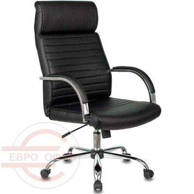 T-8010N/SL Кресло для руководителя  Бюрократ, обивка иск. кожа (Чёрный) T-8010N/SL Кресло для руководителя  Бюрократ, обивка иск. кожа (Чёрный)