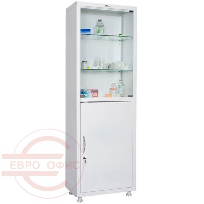 МД 1 1760/SG Шкаф медицинский ПРОМЕТ, ключевой (Белый (RAL 9016))