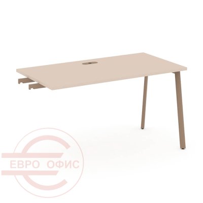 ES.SPR-3-LP Стол приставка к опорным тумбам RIVA Estetica (Капучино/Металл Латте)