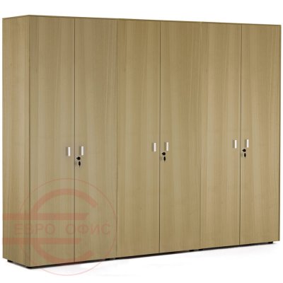 109 732 Шкаф для бумаг Profoffice Enzo (Светлый эвкалипт / хром)