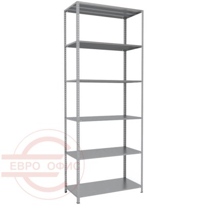 MS-275x100x50 Металлический стеллаж ПРОМЕТ, 6 (Серый полуматовый (RAL 7038))