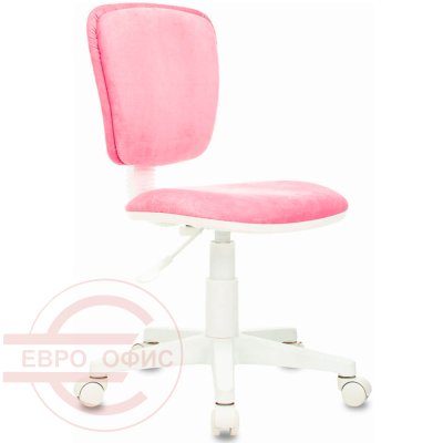 CH-W204NX Кресло детское  Бюрократ, обивка ткань (Розовый Velvet 36)