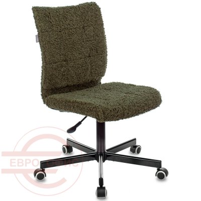 CH-330M Кресло для персонала  Бюрократ, обивка экомех (Букле-Хаки)