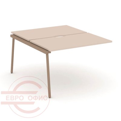 ES.2.NRS-2-VP Двойной наборный элемент рабочей станции RIVA Estetica (Капучино/Металл Латте)