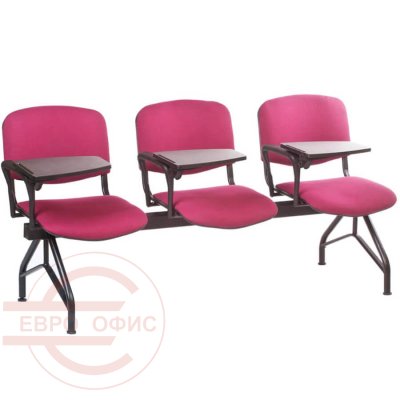 МАТИС+ СМ 85/2-03 Многоместная секция  COMFORUM, обивка экокожа (Розовый)
