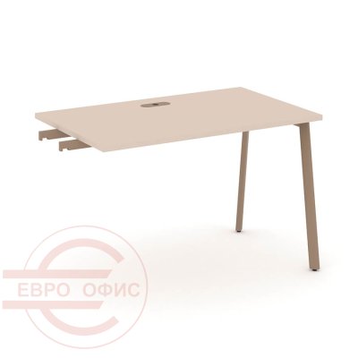 ES.SPR-2-LP Стол приставка к опорным тумбам RIVA Estetica (Капучино/Металл Латте)