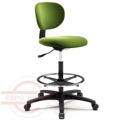 CHN0852Z Кресло для персонала CASHIER CHAIR Fursys, обивка экокожа (Зелёное (A447A))