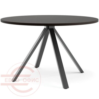 AS120 Стол переговоров D120 Profoffice ASTRO (Венге/чёрный)