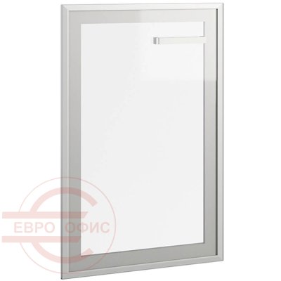 Gr-03.1L Дверь стеклянная в рамке МДФ Мебель Стиль Grand (Стекло прозрачное)