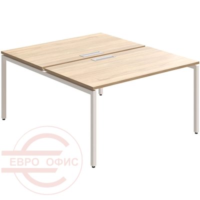 RP-3.1(x2)+F-49 Стол на металлокаркасе Мебель Стиль Rio Project (Швейцарский вяз MS)