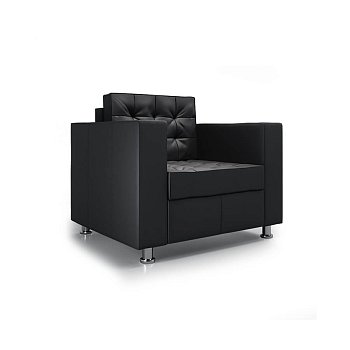 Ч-1 Кресло Честер (Черный (Nergis 901))