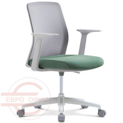 CHA6201WZ Кресло для персонала AROUND Fursys, обивка сетка / ткань (Зелёное (2H7LW))