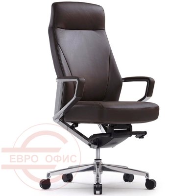 CH5200Z Кресло для руководителя VESTO Fursys, обивка кожа (Коричневое (L095A))