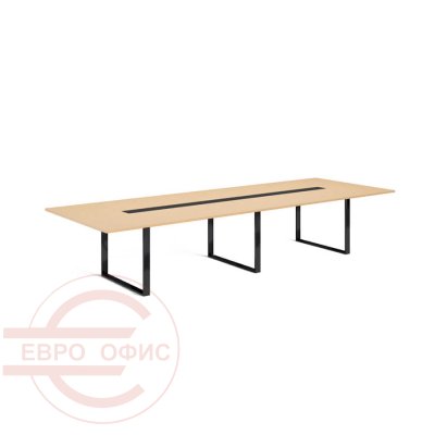 101 911 Стол д/перегов L396 Profoffice Exe (Дуб светлый/Чёрный)