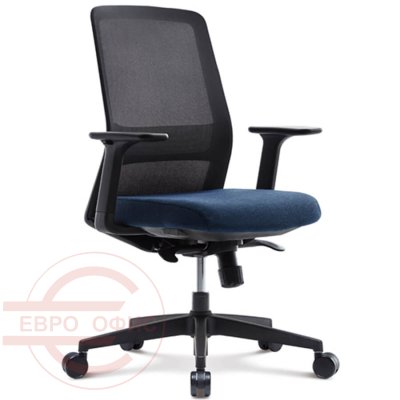 CHN6200CAZ Кресло для персонала AROUND Fursys, обивка сетка / ткань (Синее (2H4B))