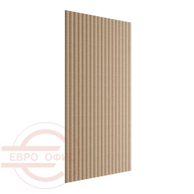 ACO-B01 Акустическая панель 1200х11х2400 мм.  Евро Офис (Бежевый (AC-02))