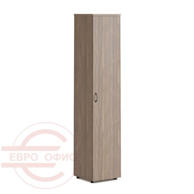 А-17 Шкаф узкий закрытый с полками Мебель Стиль Агат (Палдао)