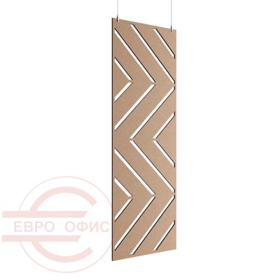 ACO-C-14 Акустическая перегородка 800х9х2400 мм. Линии Евро Офис (Бежевый (AC-02))