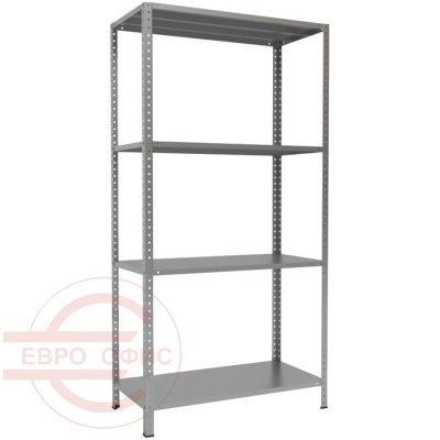 MS-200x100x50 Металлический стеллаж ПРОМЕТ, 4 (Серый полуматовый (RAL 7038))