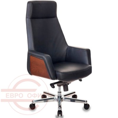 _ANTONIO/BLACK Кресло для руководителя  Бюрократ, обивка кожа (Чёрный) _ANTONIO/BLACK Кресло для руководителя  Бюрократ, обивка кожа (Чёрный)