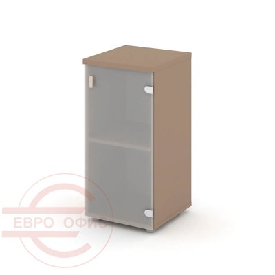 ES.SU-3.2(R) Стеллаж низкий узкий правый RIVA Estetica (Латте/Сатин матовый)