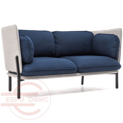 Bellagio 2 low UNO Диван двухместный Белладжио / Bellagio (Серо-синий)