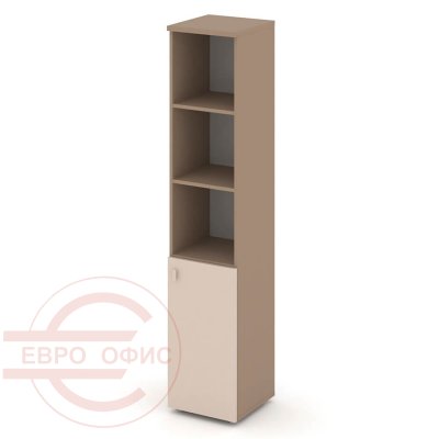 ES.SU-1.1 (R) Шкаф высокий узкий правый RIVA Estetica (Латте/Капучино)