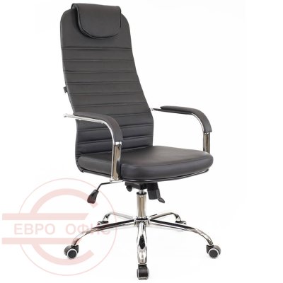 EP-708 TM Кресло для руководителя  EVERPROF, обивка иск. кожа (Чёрный)