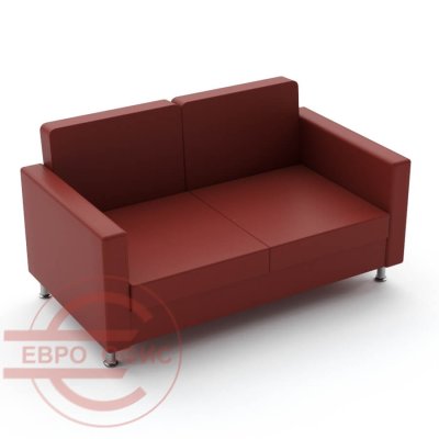 Г-2 Диван двухместный Гала (Бордовый (Oregon 21))