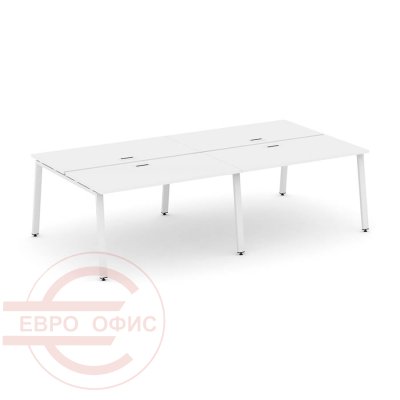 SN-6A.DRS-043 Рабочая станция двухсторонняя RIVA Стайл Проджект (Белый/Металл Белый)