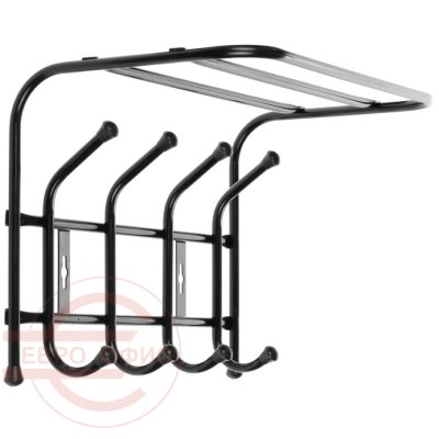 ВП4/Ч Вешалка настенная Nika Евро Офис (Черный)