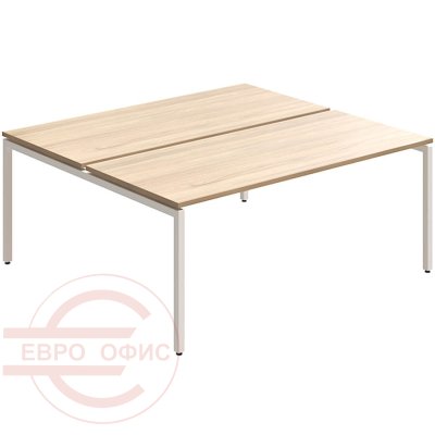 RP-1(x2)+F-51 Стол на металлокаркасе Мебель Стиль Rio Project (Швейцарский вяз MS)