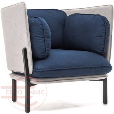 Bellagio 1 low UNO Кресло Белладжио / Bellagio (Серо-синий)