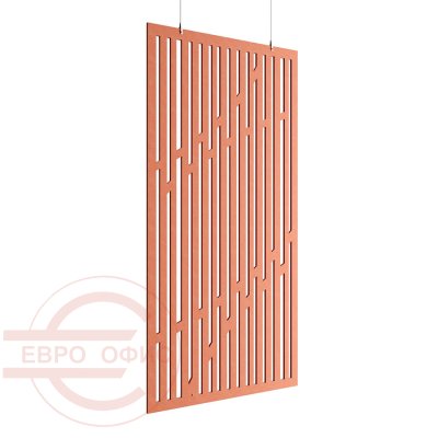ACO-C-12 Акустическая перегородка 1200х9х2400 мм. Линии Евро Офис (Оранжевый (AC-19))