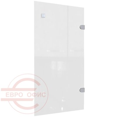 R-01.1 Дверь стеклянная Мебель Стиль Rio Base (Прозрачный+алюминий матовый)